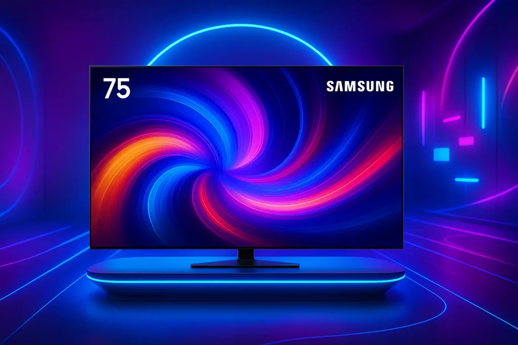 Smart TV 75 polegadas Samsung destaque: 6 modelos potentes para qualquer bolso
