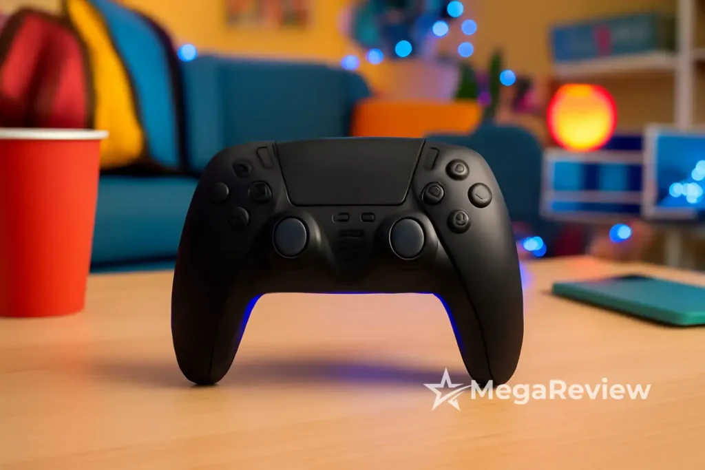 Controle sem fio DualSense Midnight Black com 24% OFF na Amazon; em até 12x sem juros