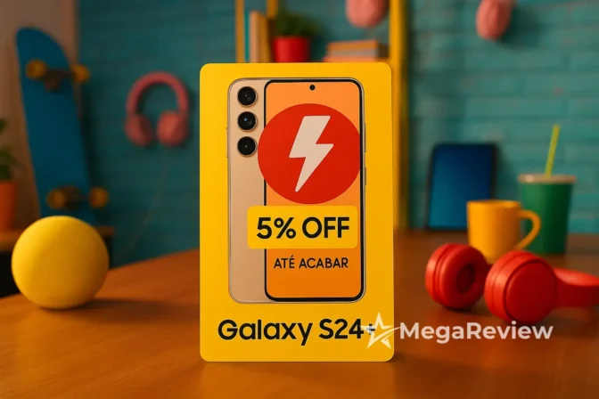 Galaxy S24+ em oferta relâmpago: 5% OFF até acabar