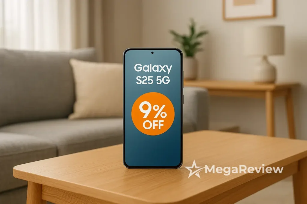 Galaxy S25 5G com 9% OFF na Amazon
