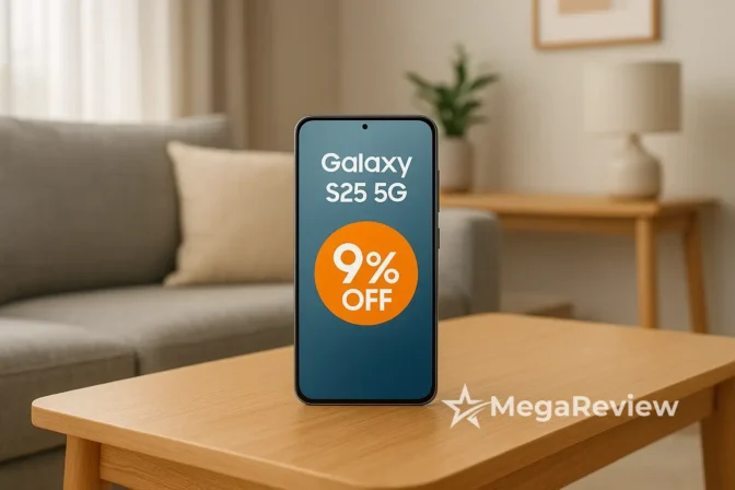 Galaxy S25 5G com 9% OFF na Amazon