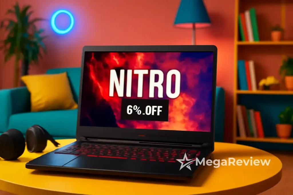 Notebook Gamer Acer Nitro V15 com 5% OFF; aproveite parcelamento na Amazon