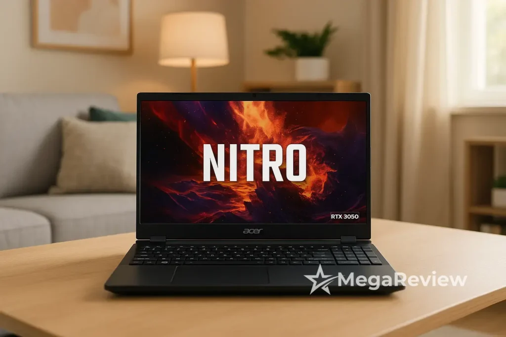 Notebook Acer Nitro V15 com RTX 3050 por R$ 4.998 em até 12x na Amazon