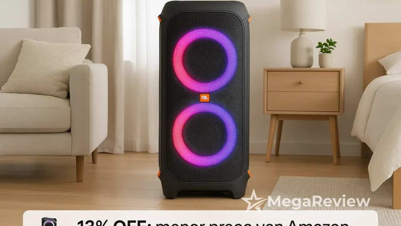 JBL PartyBox 710 com 13% OFF: menor preço verificado hoje na Amazon