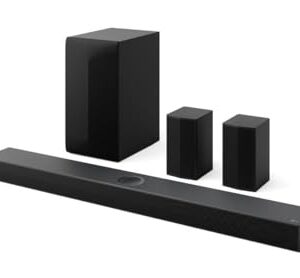 Home Theater Soundbar LG Dolby Atmos, 500W RMS, 5.1.1 Canais, DTS X, Caixas Traseiras, AI Sound Pro, WOW Sinergy, Bluetooth 5.1, HDMI - S70TR