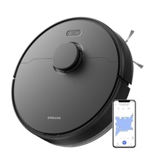 DREAME D9 Max Gen 2 Robô Aspirador de Pó e Passa Pano, 6000Pa, Para Pisos e Pelos de Pets, 285 Min Autonomia, Navegação LDS 360°,Mapeamento Multinível, App/Voz(Alexa/Google), Bivolt