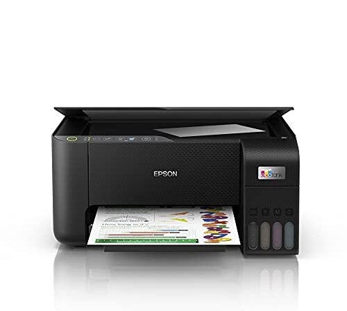 Epson EcoTank L3250 - Multifuncional, Tanque de Tinta Colorida, Wi-Fi Direct, USB, Bivolt, Preto