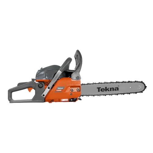 Motosserra a Gasolina Tekna CS58P18 | 3.2 HP, Sabre 18” Tekna, Corrente Oregon, 54,5 cc, Freio de Segurança, Bomba de Óleo Automática, Sistema Antivibratório