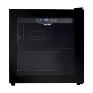 Cervejeira Suggar 48L 220V Preta com Porta de Vidro