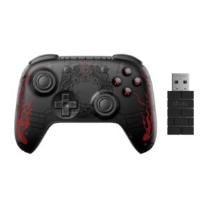 8BitDo Ultimate 2C Wireless Controller for Windows PC and Android, with Hall Effect Joysticks and Hall Triggers, 1000Hz Polling Rate, and Remappable L4/R4 Bumpers - Black Myth: Wukong