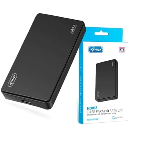 HD Externo 1TB Slim USB 3.0 SATA 2.5” Knup – Compatível com PC, PS4, PS5, Xbox, Notebook e Smart TV