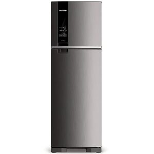 Geladeira Brastemp Frost Free Duplex 400 litros cor Inox com Freeze Control - BRM54JK 220V