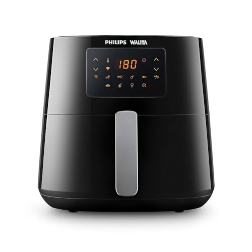 Fritadeira Airfryer Essential XL Conectada, Philips Walita, conectividade c/Alexa, 6.2L de capacidade, Preta, 2000W, 220V (RI9280/91)