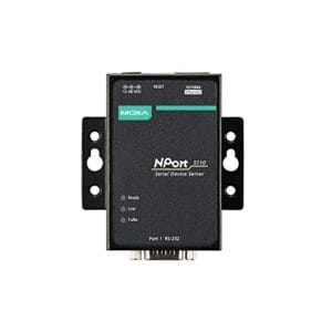 MOXA Servidor de dispositivo serial de portas NPort 5110-1, Ethernet 10/100, RS232, DB9 macho