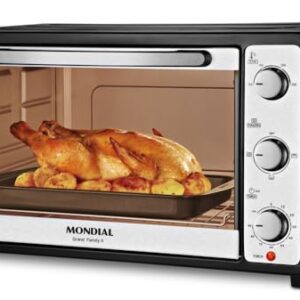 Forno Elétrico 52L Grand Family II, Mondial, Preto/Inox, 1800W, 220V - FRN-52-B