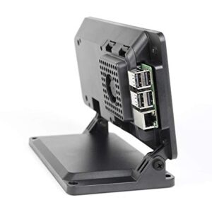 SmartiPi Touch 2 – Capa para tela sensível ao toque oficial Raspberry Pi de 7 polegadas – com ventilador de resfriamento