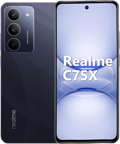 Celular Realme C75x 128gb 6gb Ram Nfc Ip69 Cor Azul, RMX5020
