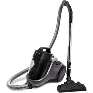 Aspirador de pó sem saco Electrolux easybox maior potencia 1600W silencioso compacto bocal estofados cabo retratil controle velocidade EAS30 cinza preto 127v