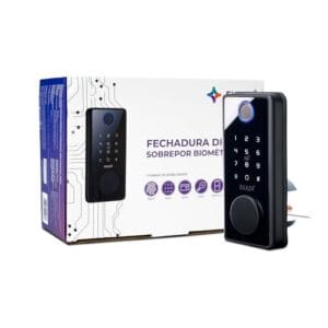 EKAZA Fechadura Digital Biométrica Inteligente Eletrônica De Embutir Sem Maçaneta Wi-Fi - EKDS-T328