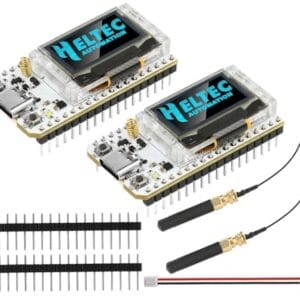 Aideepen Placa De Desenvolvimento Lora V3 Esp32, Sx1262 Esp32 V3, Kit Oled Tipo C Wi-Fi Núcleo Duplo, Módulo Cp2012 863-928 Mhz Para Iot Meshtastic Arduin0, Pacote Com 2