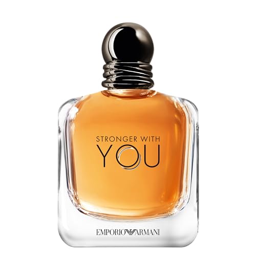 Armani Beauty, Stronger With You Eau de Toilette, 100ml, Giorgio Armani Perfume Masculino, Fragrância Fougère Amadeirada com Notas Sálvia, Castanha, Baunilha e Lavanda