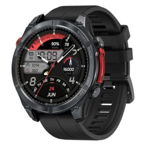 Zeblaze Stratos 4 Smartwatch Relogio Inteligente Masculino Relógio Inteligente, GPS 170+ Monitoramento Esportivo, 5ATM a Prova d'Agua, Chamadas Bluetooth,Android Smart Watch for Android IOS