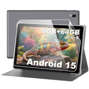 Tablet, tablets Android de 10,1 polegadas, 8 GB de RAM, 64 GB ROM, expansão de 1 TB, tela sensível ao toque 1280 x 800 IPS HD, bateria de 5000 mAh, Wi-Fi 6, Bluetooth 5.2, câmera dupla, corpo de metal