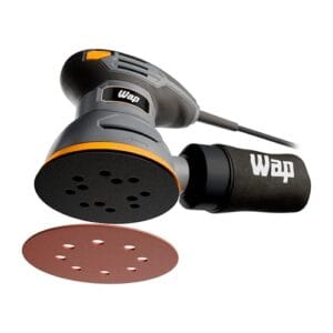 WAP Lixadeira Roto Orbital WF LR01 com Coletor de Pó Removível, Rolamentada, Empunhadura Emborrachada, 125mm 300W 127V