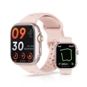 Smartwatch GPS, Relogio Smartwatch Feminino e Masculino,Tela HD de 1,85", Alexa, 100 Esportes,Frequência Cardíaca e Monitoramento do Sono, 3ATM à rova d'água,Compatível com Android iOS FB041