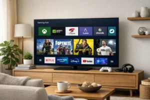 Autonomia top: 6 Samsung gaming hub smart TV com carga rápida