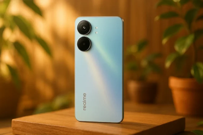 Tela infinita: 6 C75 5g Realme com display premium