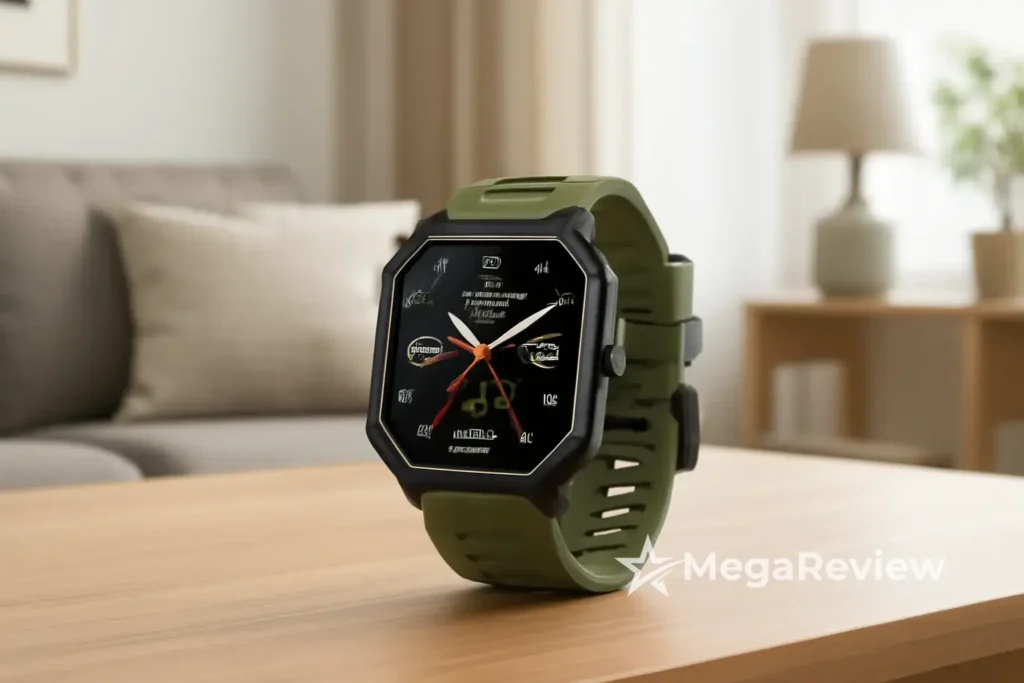 IOWODO Smartwatch Militar com 5% OFF na Amazon