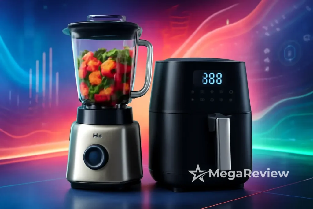 Oster Kit Blender Power Inox e Fritadeira Ultra Digital 4,8L com 38% OFF na Amazon: menor valor verificado hoje