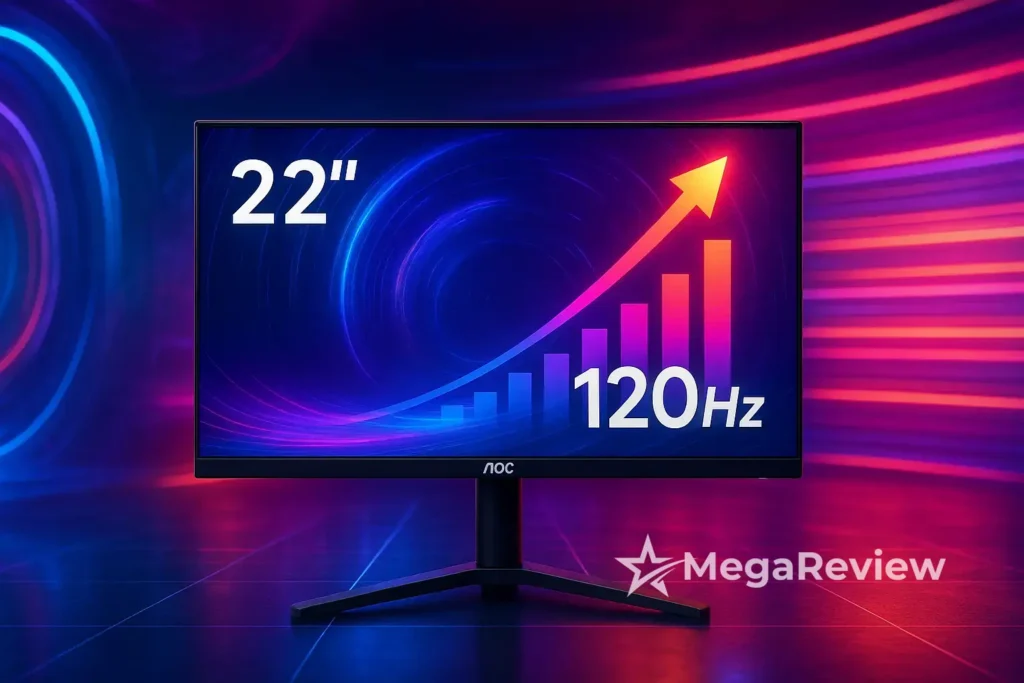 Monitor AOC 22'' 120Hz com 12% OFF na Amazon