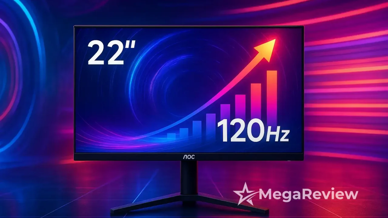 Monitor AOC 22'' 120Hz com 12% OFF na Amazon