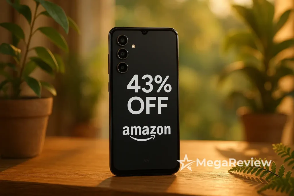 Galaxy A26 5G com 43% OFF na Amazon; melhor custo-benefício