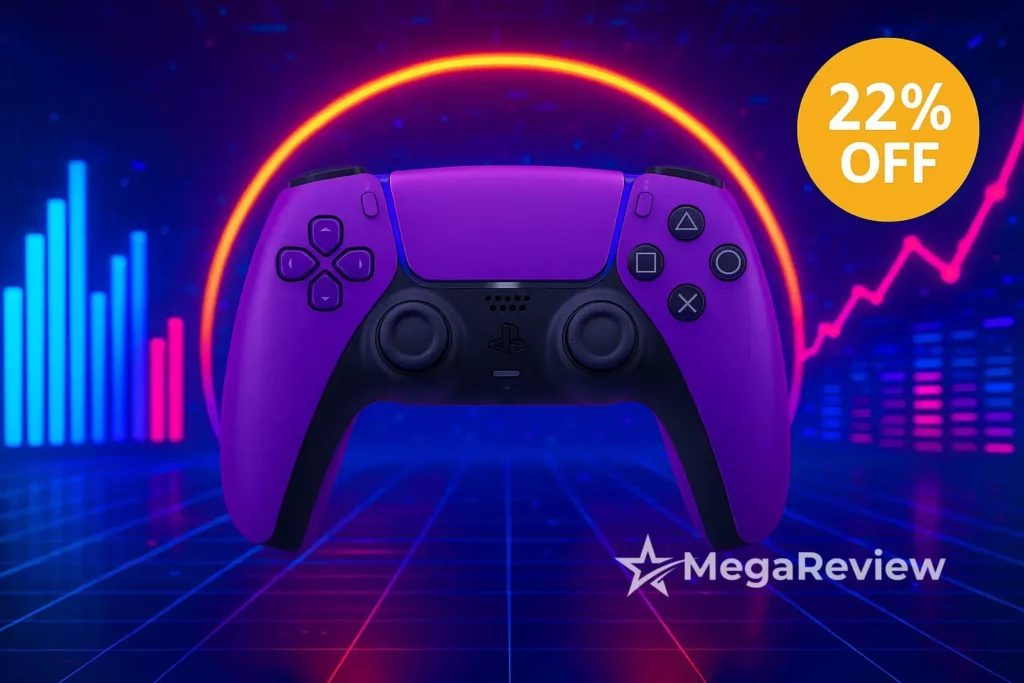 Controle DualSense Galactic Purple com 22% OFF na Amazon