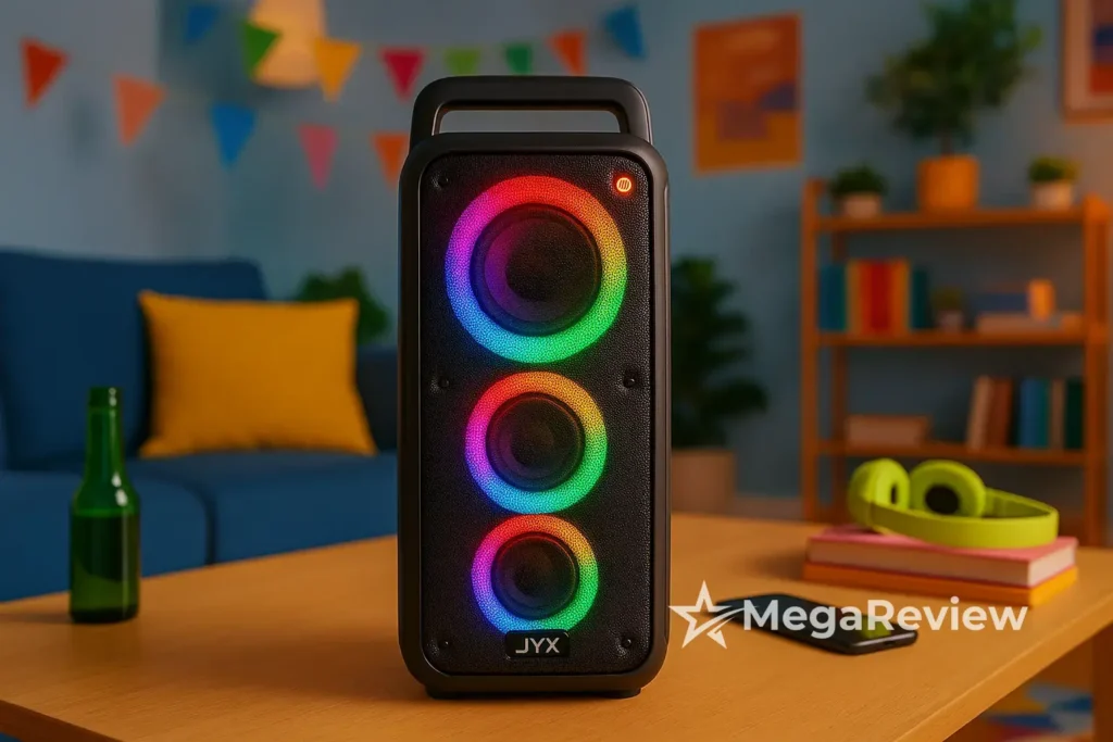 Caixa de som JYX partybox com 11% OFF: menor preço na Amazon