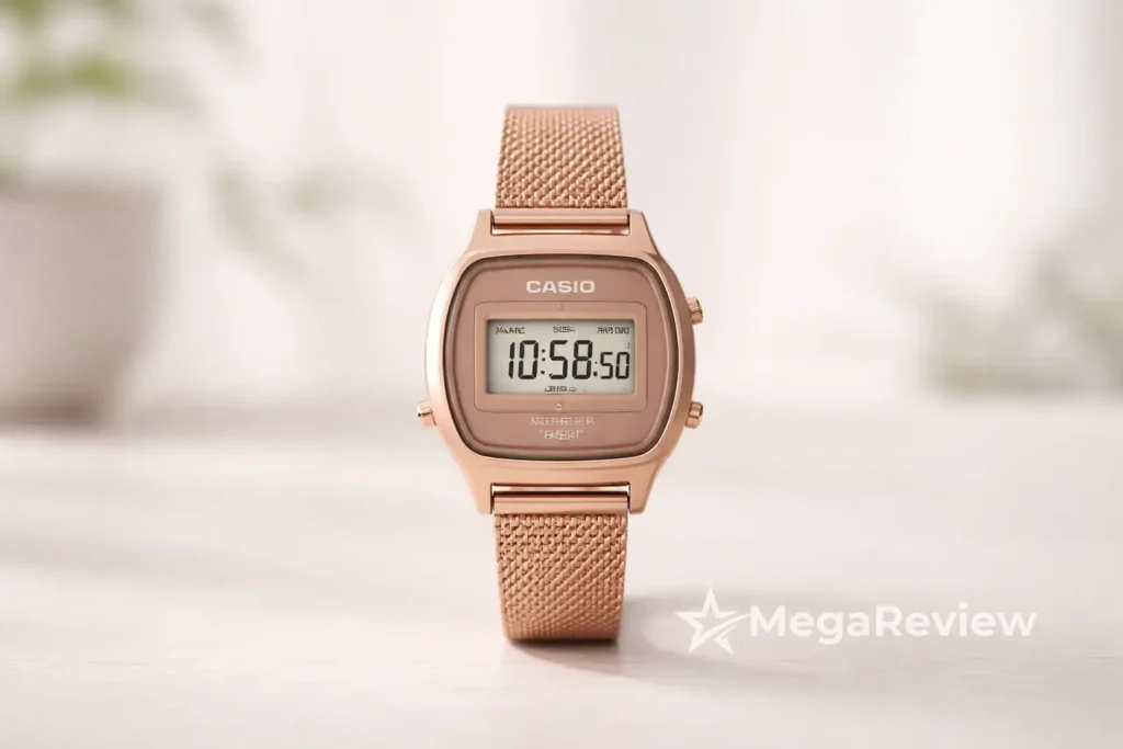 Relógio Casio Vintage mini rose com 23% OFF na Amazon