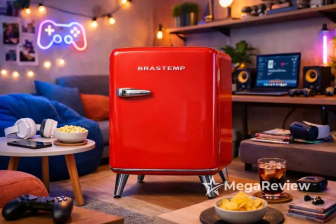 Frigobar Brastemp Retrô 76L fica 7% mais barato na Amazon