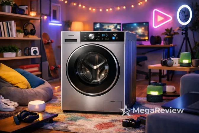 Hisense lava e seca 11kg tem 9% OFF na Amazon; Wi-Fi e Steam