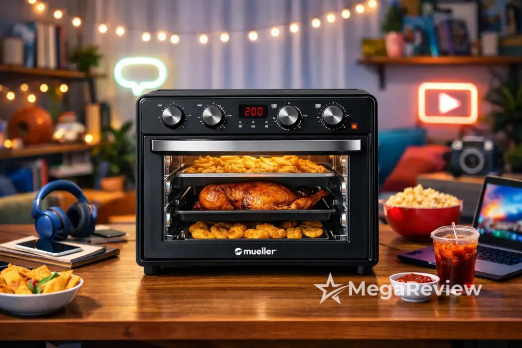 Air Forno Elétrico e Fritadeira Mueller 35 Litros com 36% OFF na Amazon; preço monitorado hoje