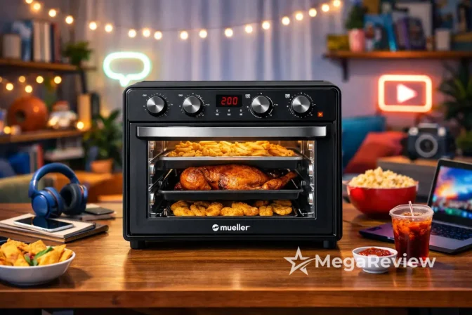 Air Forno Elétrico e Fritadeira Mueller 35 Litros com 36% OFF na Amazon; preço monitorado hoje