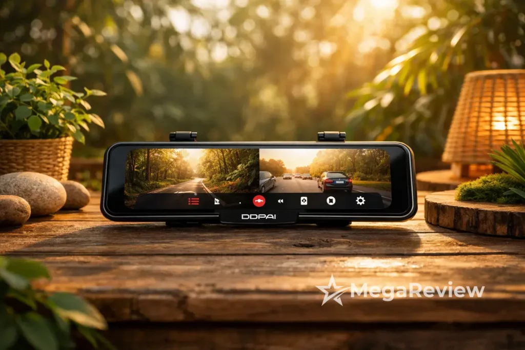 DDPAI Mola E3 Câmera Espelho Veicular com 10% OFF na Amazon, confira