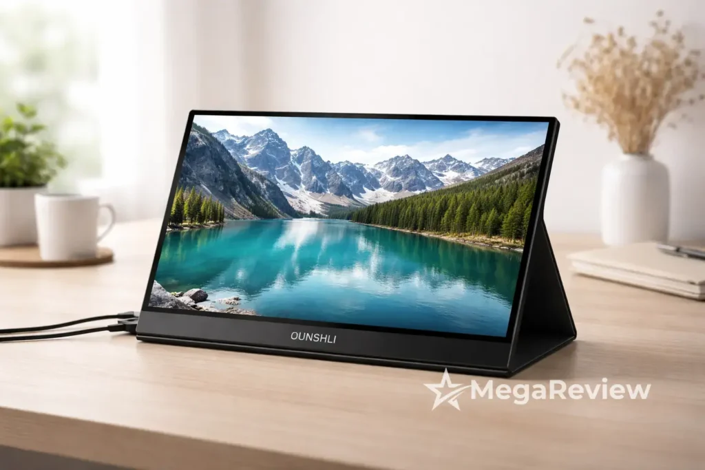 Monitor portátil 4K OUNSHLI com até 5% OFF na Amazon, confira