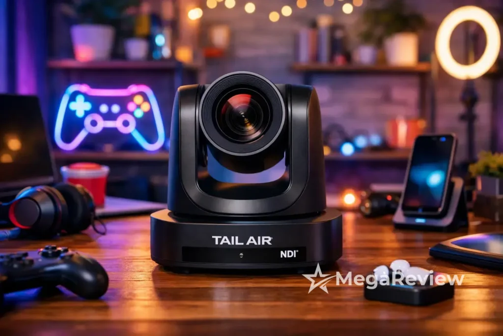 Câmera PTZ Tail Air NDI 4K por R$ 2.899 em 12x na Amazon