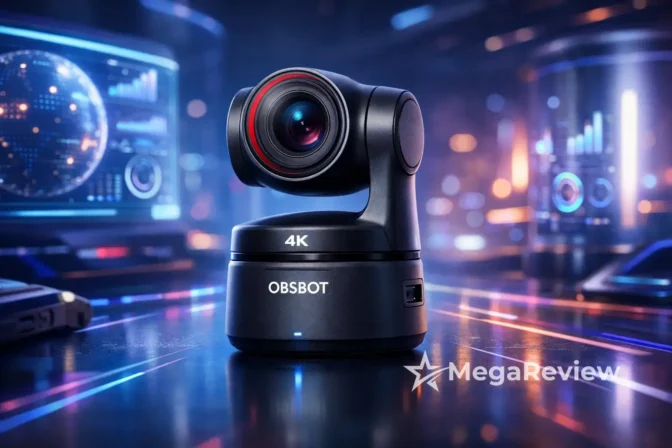 OBSBOT Tiny 2 4K com 14% OFF e USB-C na Amazon