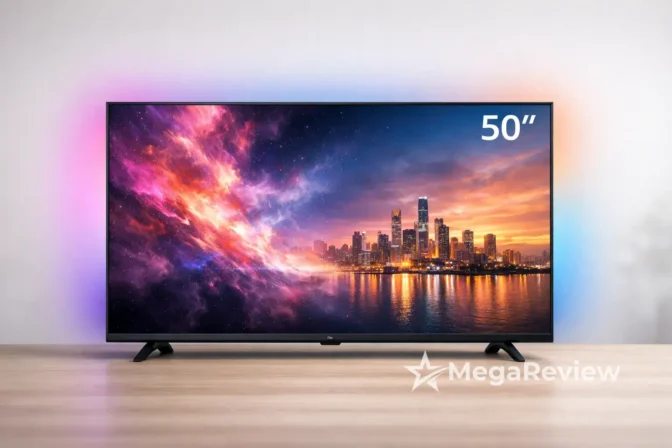 Smart TV Philips Ambilight 50" 4K com 5% OFF na Amazon