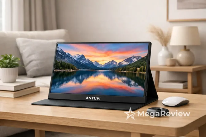 Monitor portátil ANTUVI 15,6" com 15% OFF na Amazon