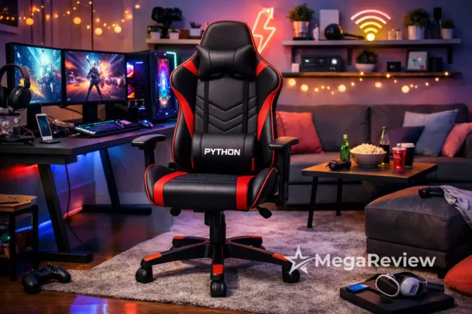 Cadeira Gamer Python Fly Deluxe por R$ 764,10 com 15% OFF